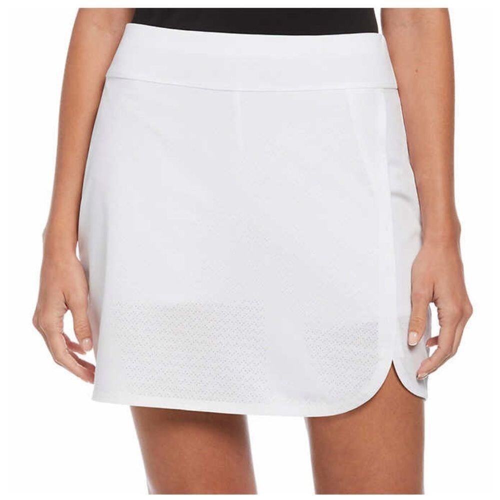 Callaway Ladies' White Golf Classic Lightweight Mini Skort Size L
